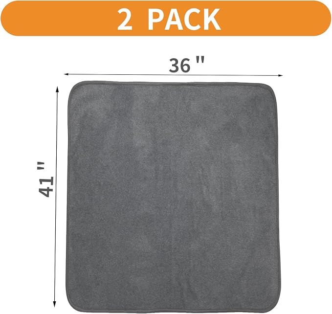 LOOBANI Washable Pee Pad for Dogs, 2 Packs Non-Slip Puppy Training Pads - Image 7