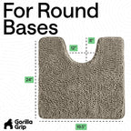Gorilla Grip Shaggy Chenille Bath Rug Mat - Image 2