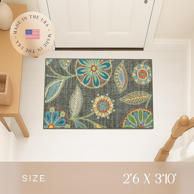 Maples Rugs Reggie Floral Kitchen Rug - Image 3