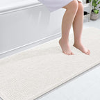 OLANLY Bathroom Runner Rugs 70x24, Extra Soft Absorbent Chenille Bath Rugs by OLANLY