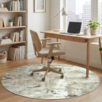 4ft Round Rug Washable Non-Slip, Small Circle Rug - Image 3
