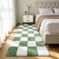 Shag Runner Rug for Bedroom Living Room 2x6 Upgrade Non-Slip Fluffy Soft by Boshengya