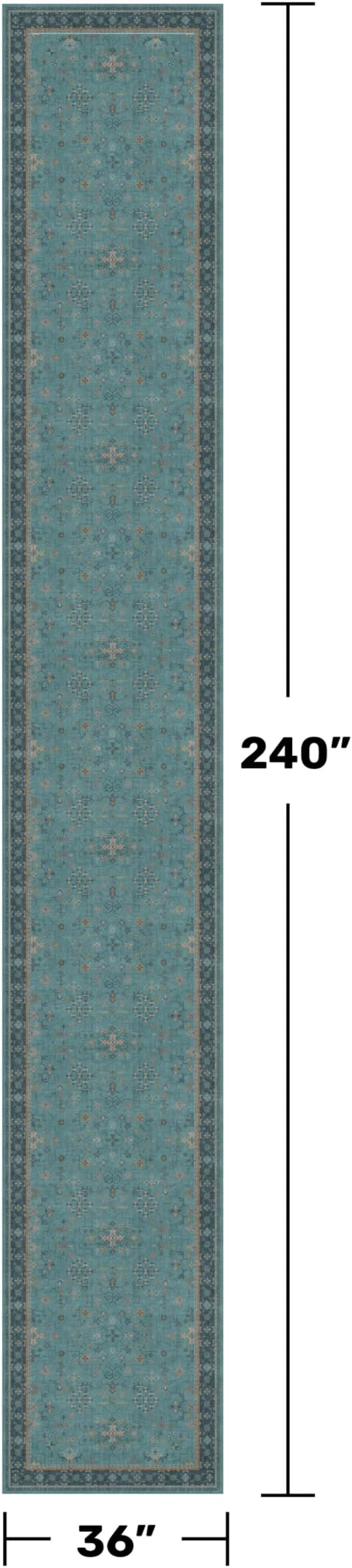 Hazo Haus Boho 3x20 Extra Long Hallway Runner Rug - Image 2