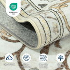 Lessymo Washable Area Rug for Living Room, 9x12 Large Rugs - Image 6
