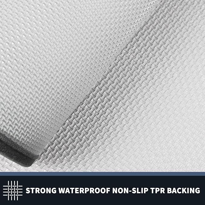 PURRUGS Dirt Trapping Door Mat 24" x 70", Non-Slip Machine Washable Entryway Rug - Image 4