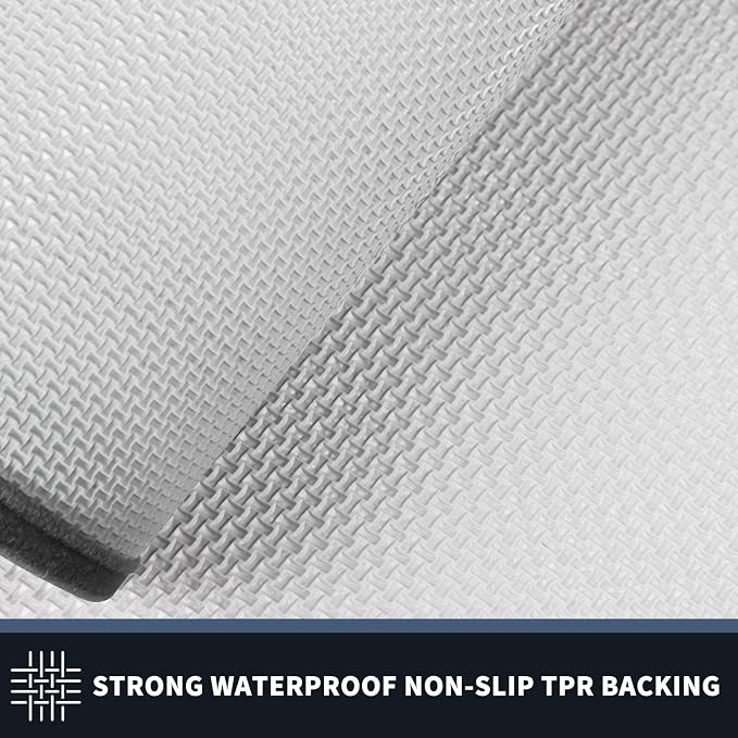 PURRUGS Dirt Trapping Door Mat 20" x 32", Non-Slip Machine Washable Entryway Rug - Image 4