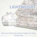 IOHOUZE Abstract Runner Rug 3x8 Ft Washable Runners - Image 5
