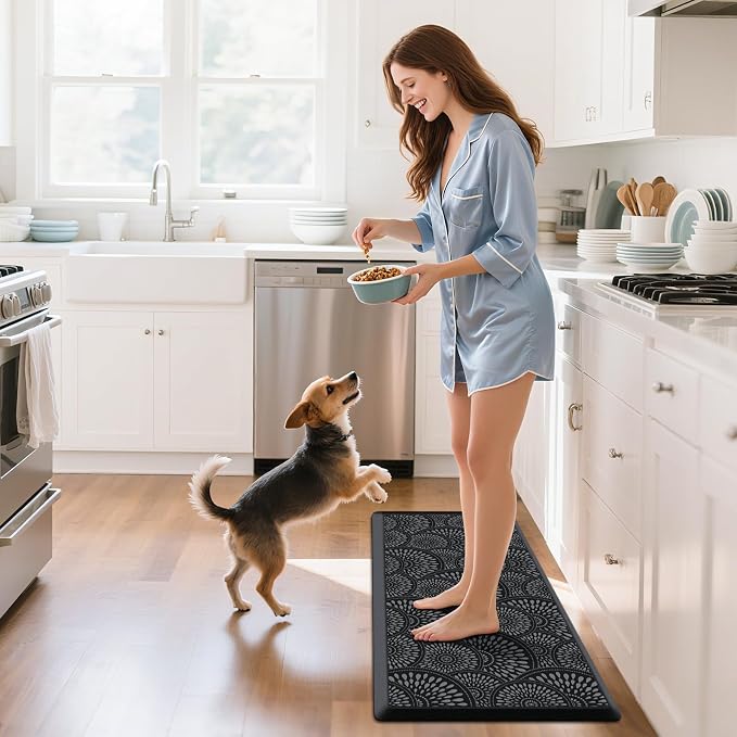 Mattitude Kitchen Mat, 17.3x39in Heavy Duty Ergonomic Comfort Foam Standing - Image 4