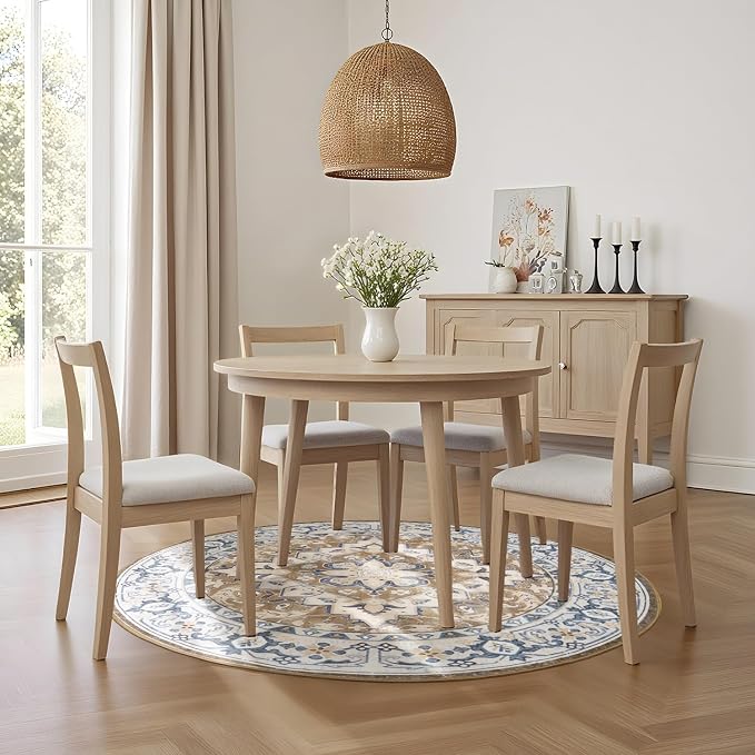 Lessymo 4FT Washable Round Area Rugs - Image 5