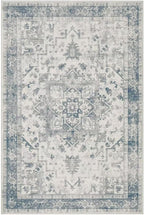 Rugxara 10x14 Extra Large Washable Area Rug, Soft Neutral Vintage Boho Rug - Image 9