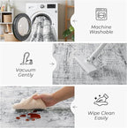 2×6 Washable Kitchen Runner Rug Non Slip, Soft Faux Wool Floor Carpets - Image 5