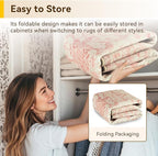 RELEANY Area Rugs Round 10ft Washable Non-Slip, Floral Vintage Distress - Image 5