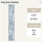Soalmost Runner Rug 2x12 Washable Non-Slip Hallway Runner Rugs - Image 5