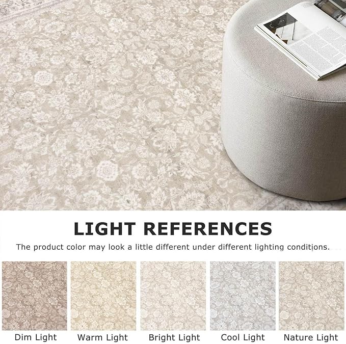 SIILOOM 2x3 Washable Rug Soft Area Rug - Image 3