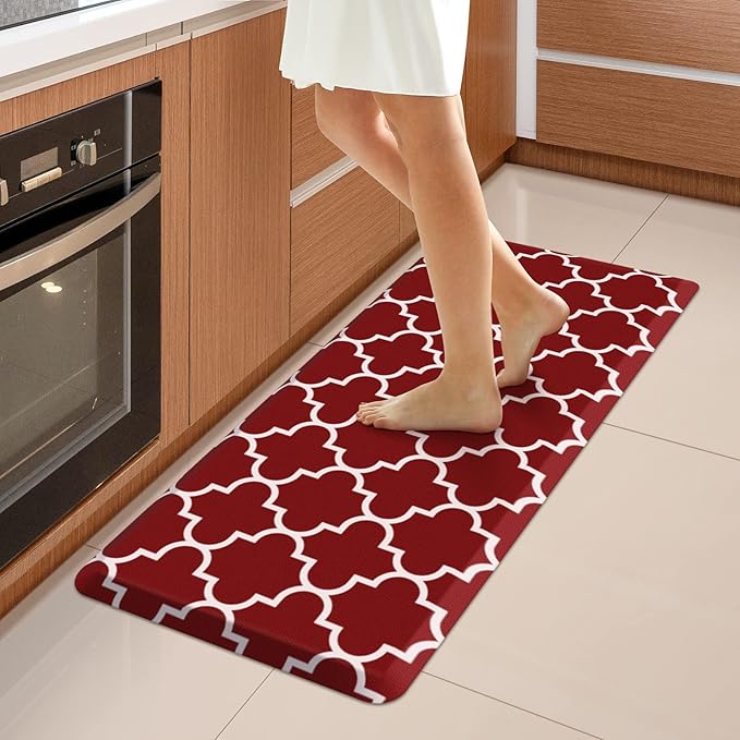 WISELIFE Kitchen Mat Cushioned Anti-Fatigue Kitchen Rug, 17.3"x 39", Non Slip by WiseLife