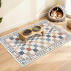 GarveeHome 2x3 Small Rug for Bathroom Machine Washable Modern Checkered Area - Image 7