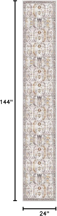 Madane Hallway Runner Rug 2x12, Extra Long Washable Runner Rugs - Image 2