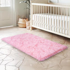 qulint Pink Rugs for Bedroom Girls, 2x3 Fluffy Area Rugs for Living Room Soft - Image 7