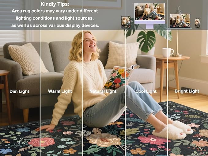 Washable 2'6" x 10' Runners for Hallways, Non Slip Long Floor Runner for Kitchen - Image 4