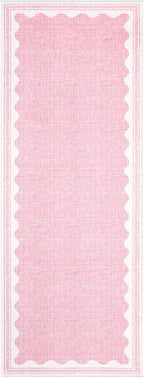 GarveeHome 2x6 Runner Rug for Hallway Washable Kitchen Rugs Non Slip Solid Pink - Image 5