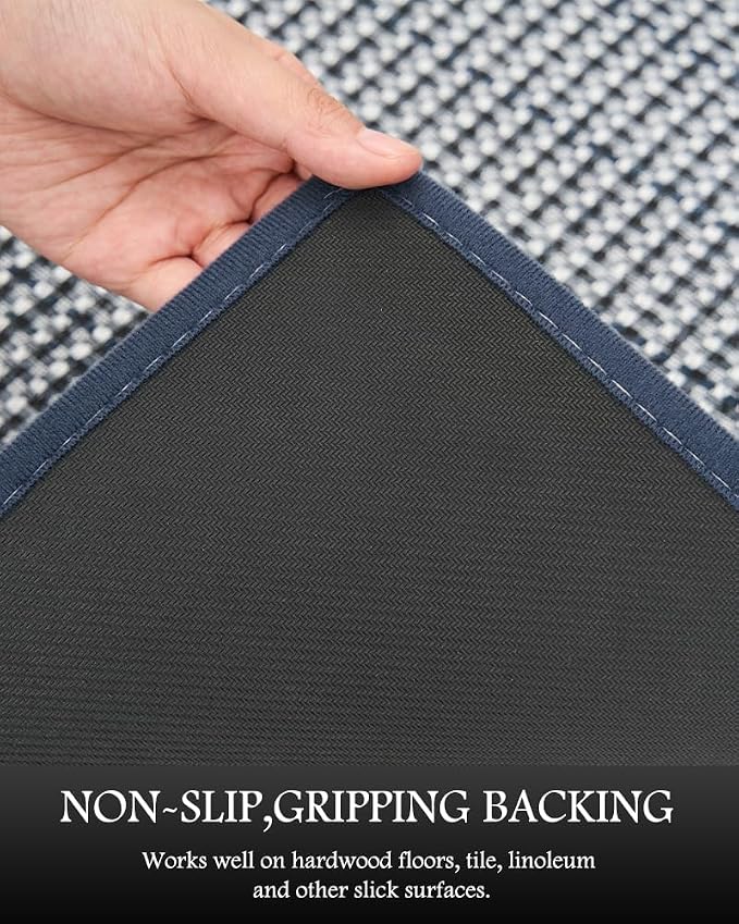 PADOOR Non Slip Kitchen Rugs Sets of 2 - Image 4