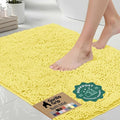 GORILLA GRIP Bath Rug Mat 60x24, Thick Soft Absorbent Chenille, Quick Dry by Unknown