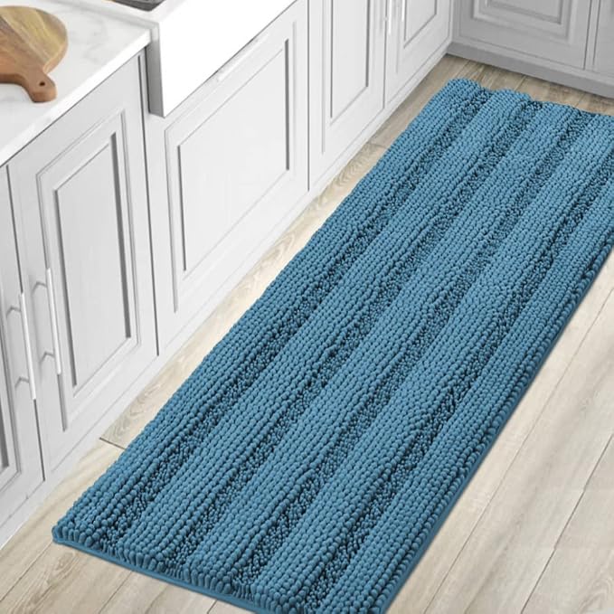H.VERSAILTEX Bathroom Rugs Bath Mat Runner Rug Non Slip Kitchen Rug Extra Long by HVERSAILTEX