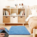 Blue Rugs for Bedroom, 2x3 Fluffy Area Rugs for Living Room, Small Fuzzy Shag by Unknown