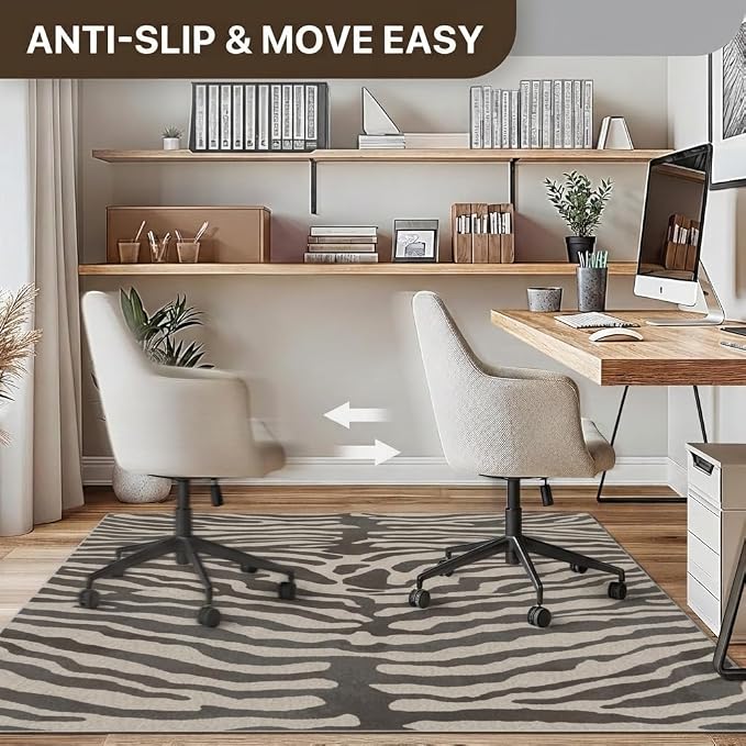 48"x60" Office Chair Mat for Hardwood Tile Floor, Under Desk Carpet Protector - Image 4