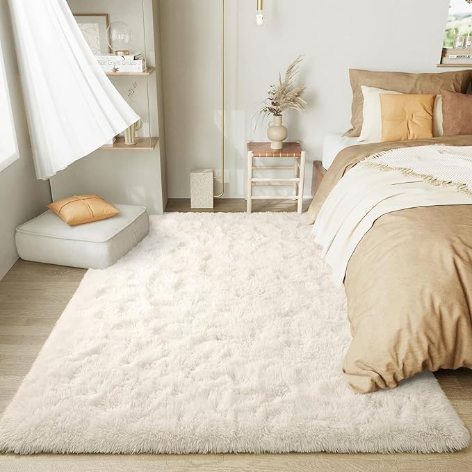 LOCHAS Ultra Soft Indoor Modern Area Rugs Fluffy Living Room Carpets - Image 3