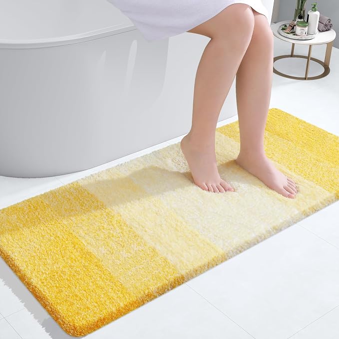 OLANLY Large Bathroom Rugs Mat 50x30, Extra Soft Absorbent Microfiber Bath Rugs by OLANLY