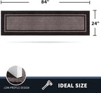 PURRUGS Dirt Trapping Door Mat 24" x 84", Non-Slip Machine Washable Entryway Rug - Image 2