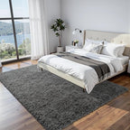 6x9 Area Rugs for Living Room Rug: Soft Fluffy Shag Gray Rugs for Bedroom - Image 2