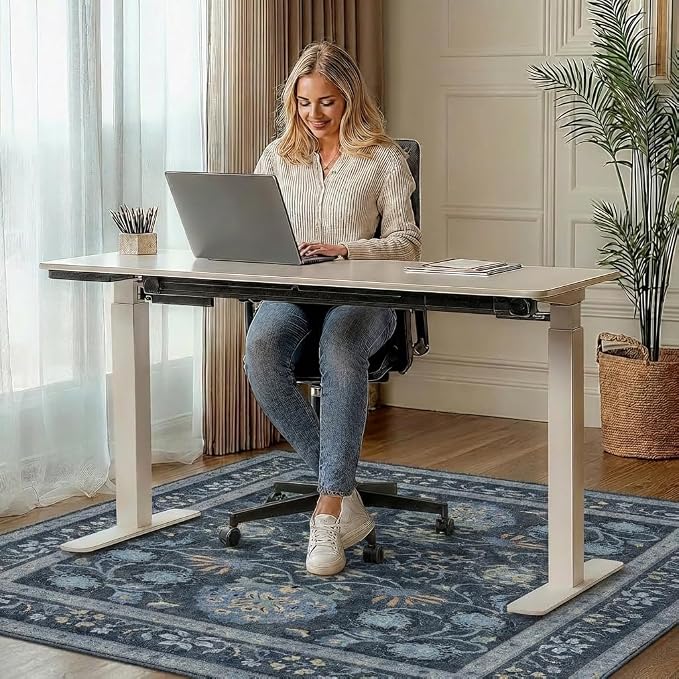 36"x48" Office Chair Mat for Hardwood Tile Floor, Under Desk Carpet Protector - Image 2