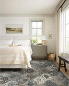 Lahome Moroccan Washable Area Rug 6x9, Ultra-Thin Large Living Room Rugs - Image 4