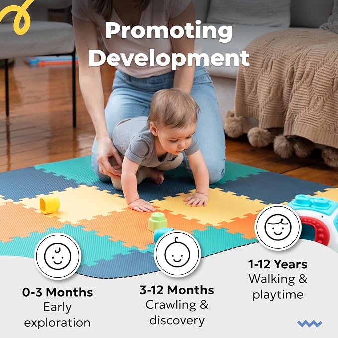 MioTetto Baby Play Mat, Soft Foam Floor Tiles - Image 7