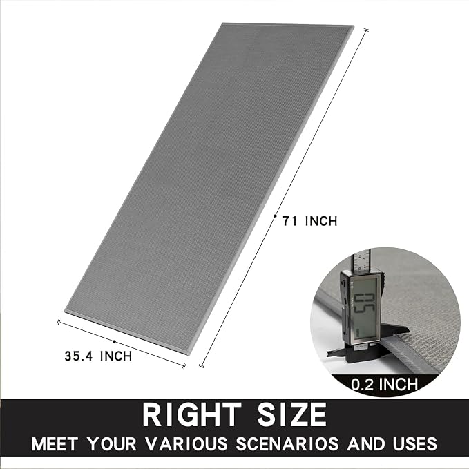 SUMLANS Kitchen Mat, Rubber Backing Cushioned Non Slip Kitchen Rugs - Image 2