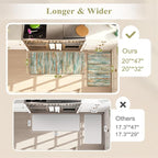 KIMODE Kitchen Mats for Floor Anti Fatigue 20"x47"+20"x32", Farmhouse Kitchen - Image 2