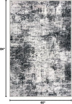 IOHOUZE Modern Abstract Area Rugs 5x7 Ft Washable Rugs - Image 2