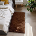 Fluffy Rug Shag Area Rug, Small Bedside Rug, Soft Fluffy Shag Entryway Throw by Yongyangjuxi