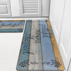 HEBE Anti Fatigue Kitchen Rugs Set of 2, Non Slip Cushioned Kitchen Mats by HEBE