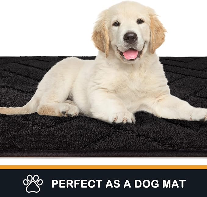PURRUGS Dirt Trapping Door Mat 32" x 70", Non-Slip Machine Washable Entry Rug - Image 6