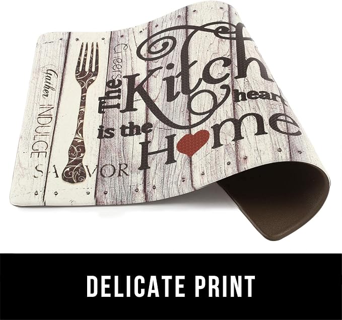 FRESHMINT Farmhouse Kitchen Mats Sets 2 Piece Cushioned Anti-Fatigue Comfort Mat - Image 7