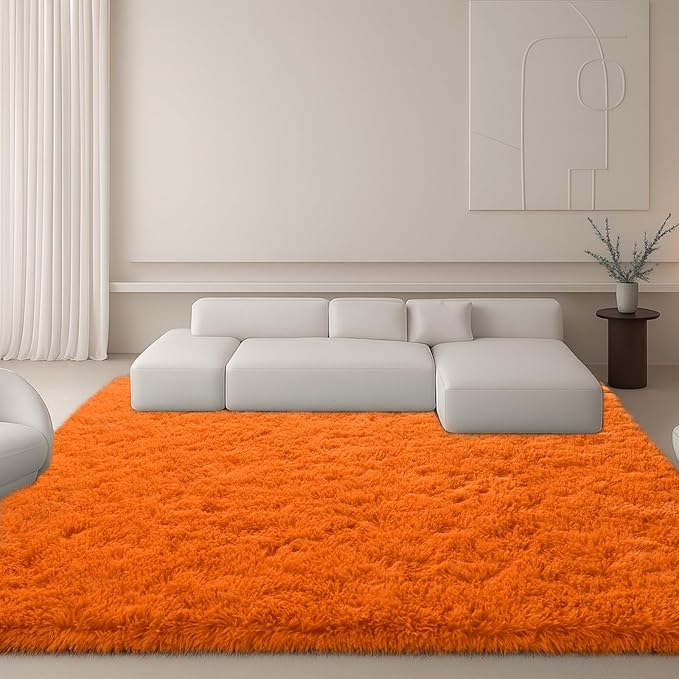 Large 9x12 Area Rug for Living Room, Soft Shag Rugs for Bedroom, Non-Slip Ultra - Image 8