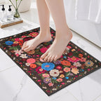 Espresso 24x17 Inch Home Decor Entry Rug, Small Door Mat Bath Mats by WelcometoBabovid