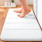 OLANLY Memory Foam Bath Mat 35x16, Super Soft Absorbent Bathroom Rugs, Quick Dry by OLANLY