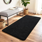 Keeko 2x3 Black Area Rugs for Bedroom Living Room, Soft Modern Indoor Throw - Image 7