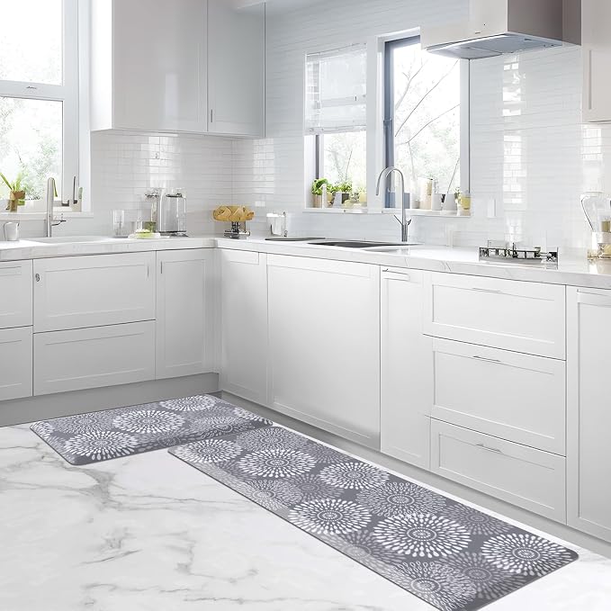 LuxStep Kitchen Mats for Floor, 0.47 inch Thicker Cushioned Rug Anti-Fatigue - Image 2