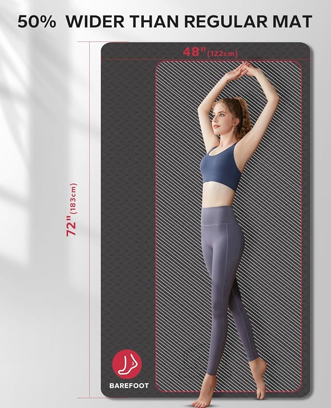 HAPBEAR Extra Large Yoga Mat - Image 2