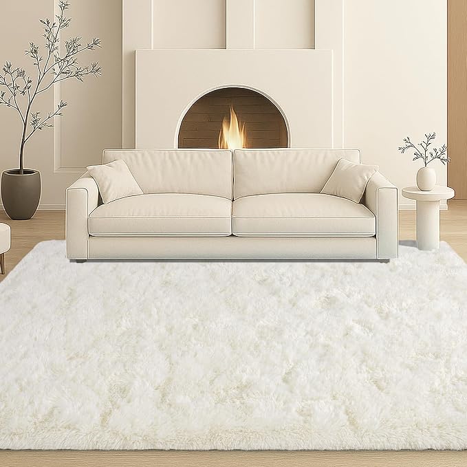 Large 9x12 Area Rug for Living Room, Soft Shag Rugs for Bedroom, Non-Slip Ultra - Image 9